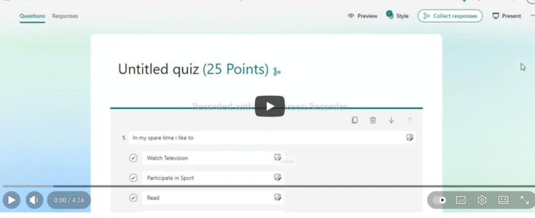 Setting up scoring and Feedback