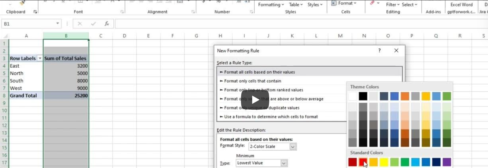 Conditional Formating